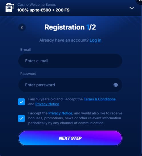 Register boomerang-bet